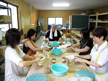 陶芸教室の風景